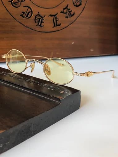 Chrome Hearts Vintage Round Metal Sunglasses vue 6