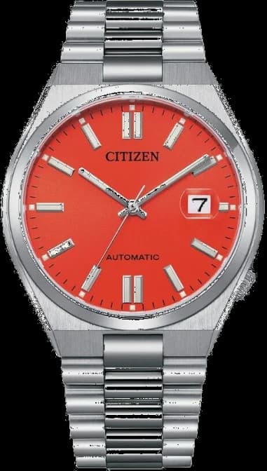 Citizen X Pantone Tsuyosa NJ0158-89W Automatic Watch Bright Red Dial