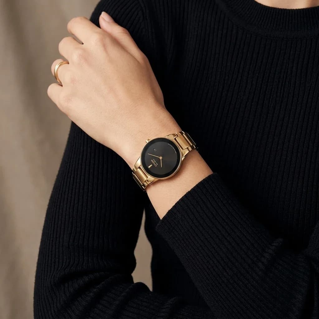 Montre Citizen GA1052-55E femme vue de profil