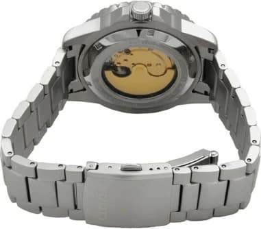 Montre Citizen NJ0178-81M homme détail cadran bleu