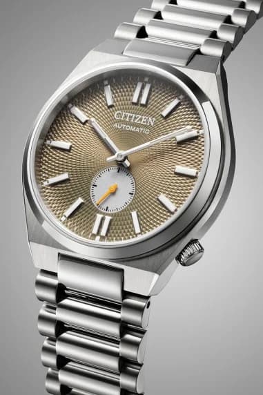 Montre Citizen Tsuyosa NK5010-51X cadran beige vue 4