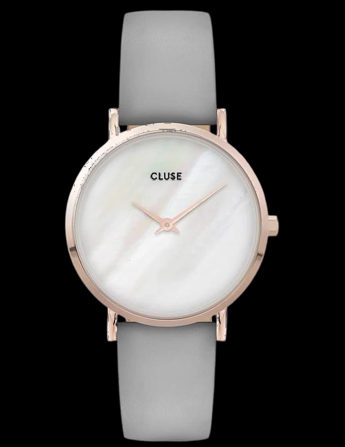 Cluse CW0101203016 vue de côté, bracelet cuir