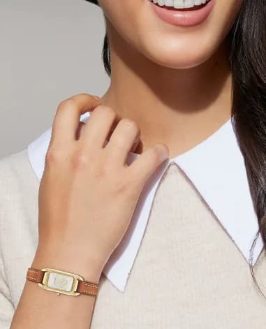 Montre Coach 14504029 femme verso boîtier or