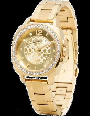 Montre Femme Coach Dorée - Élégante & Polyvalente