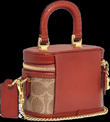 Sac à bandoulière Coach Trail 12 en toile signature vue 2