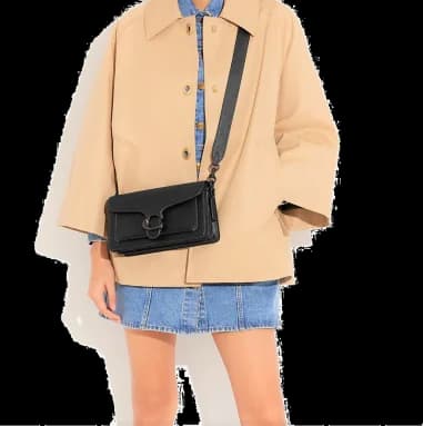 Coach Tabby 26 Pebbled Leather Crossbody Bag vue 2