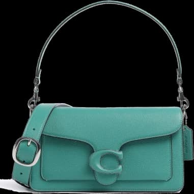Sac besace à bandoulière Coach Tabby 26 en cuir grainé vue 4