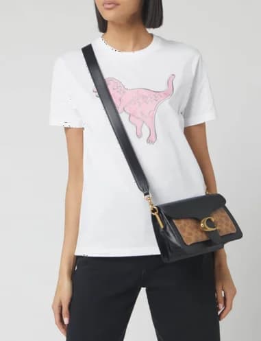 Coach Tabby 26 Shoulder Bag in Exclusive Monogram Canvas vue 2