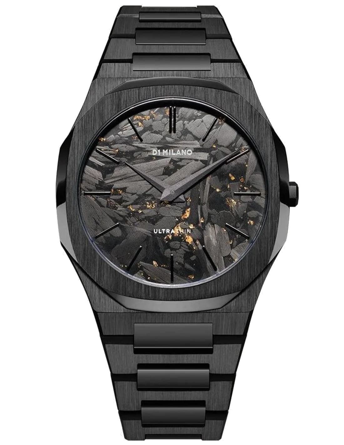 D1 Milano UTBJ31 vue de côté, bracelet acier
