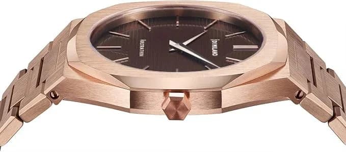 Montre D1 Milano UTBJ13 homme détail cadran marron