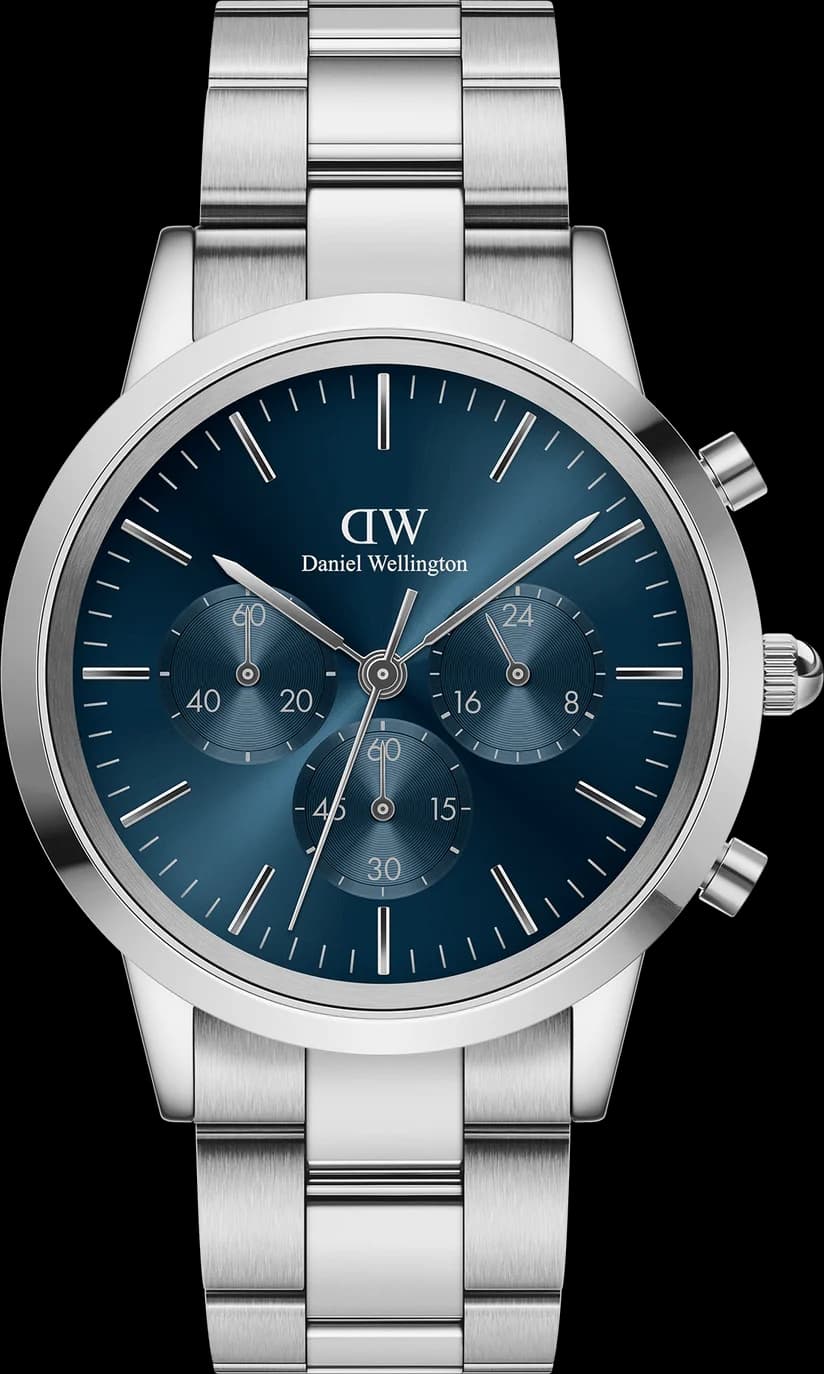 Daniel Wellington DW00100644 vue de côté, bracelet acier