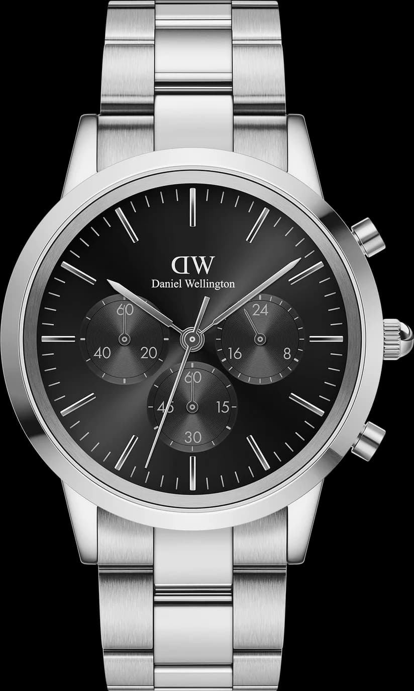 Daniel Wellington DW00100645 vue de côté, bracelet acier