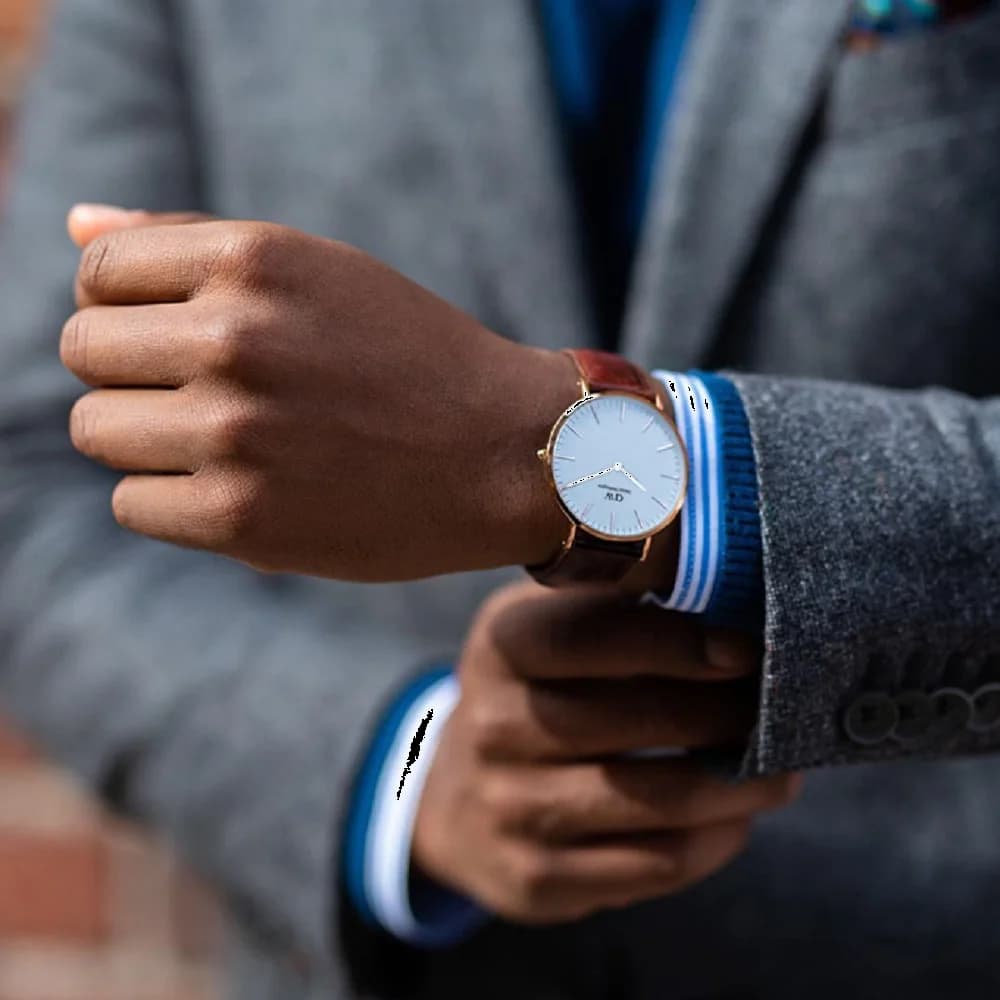 Montre Daniel Wellington Classic St Mawes 36 mm DW00100035 Marron vue 5