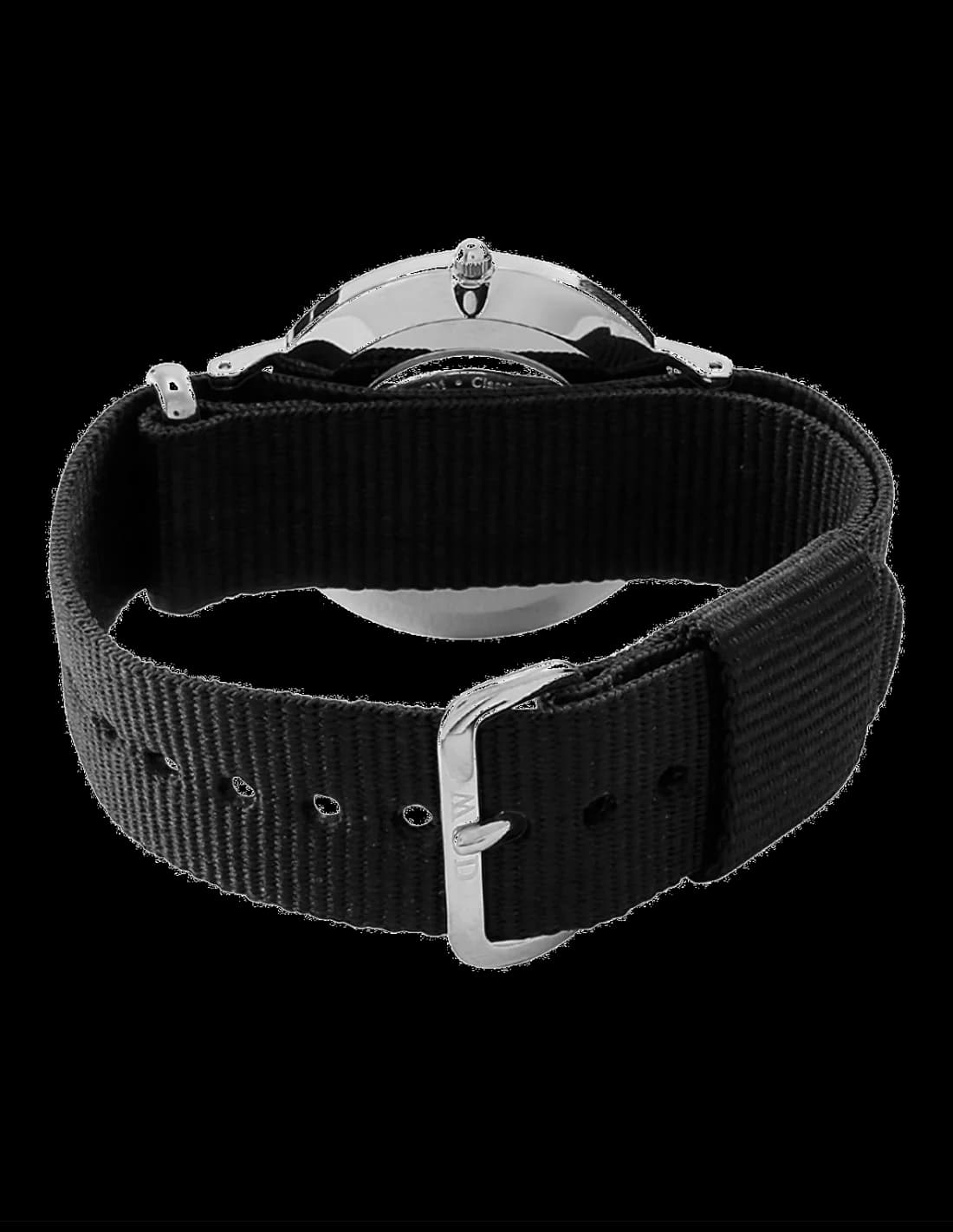 Daniel Wellington DW00100151 NATO Black Strap White Dial Watch vue 3