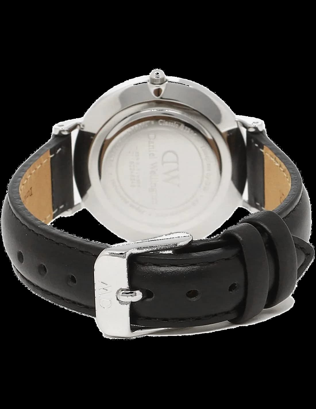 Montre Daniel Wellington DW00100180 femme détail cadran noir