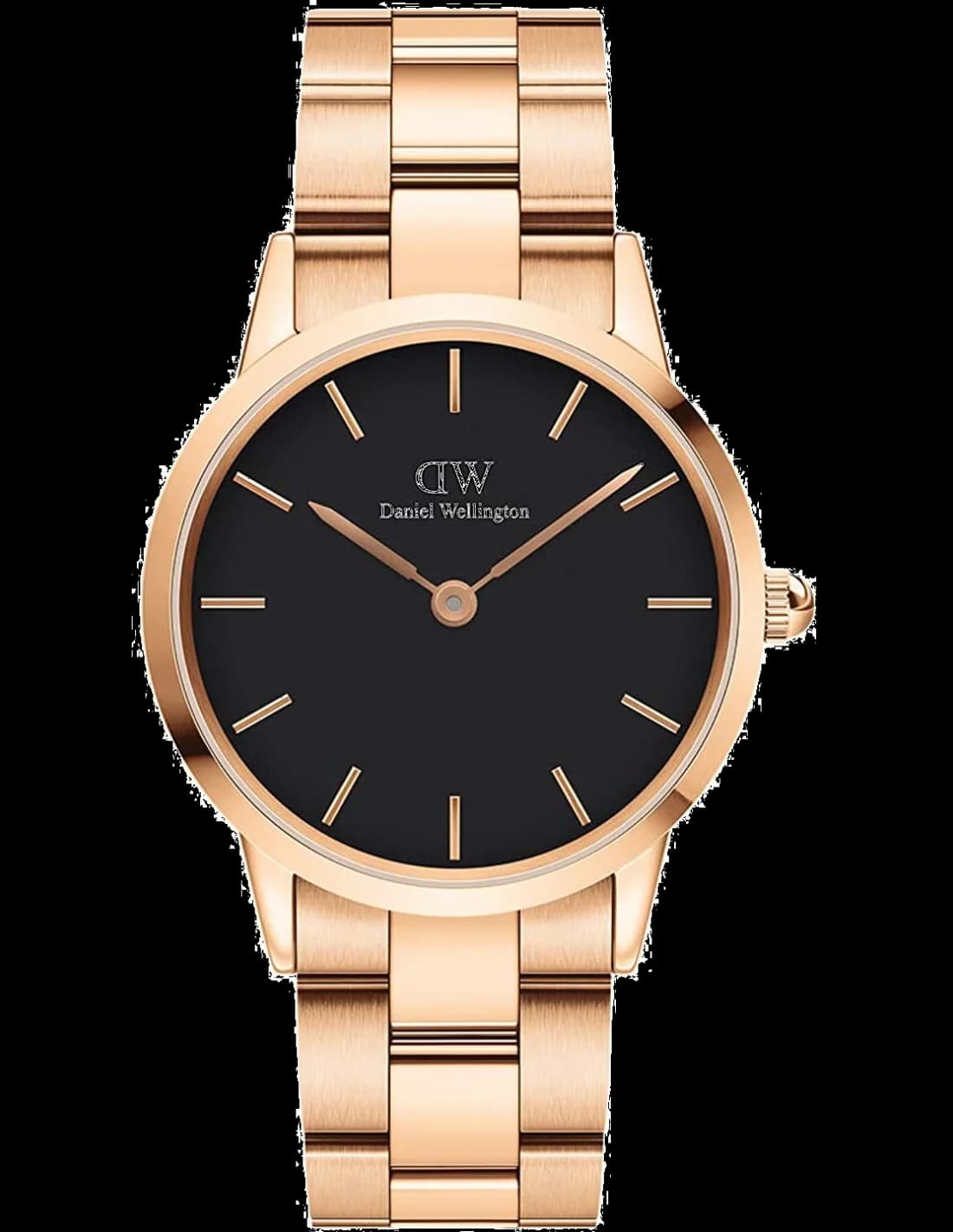 Daniel Wellington DW00100214 vue de côté, bracelet acier