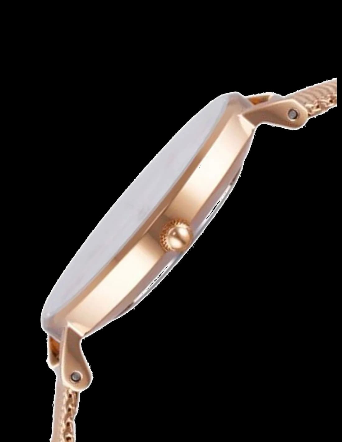 Gros plan sur le cadran blanc de la Daniel Wellington DW00100219