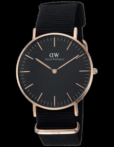 Montre Daniel Wellington Classic Black Cornwall DW00100150 Noir