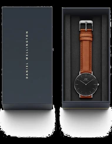 Montre Daniel Wellington Classic Black Durham Silver DW00100144