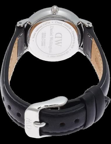 Montre Daniel Wellington DW00100068 femme détail cadran blanc