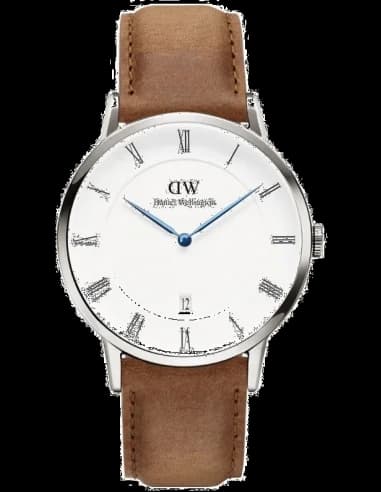 Montre Daniel Wellington Dapper DW00100116 Bracelet en cuir marron