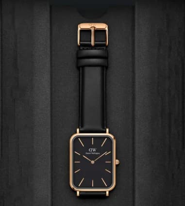 Montre Daniel Wellington DW00100449 femme verso boîtier or rose