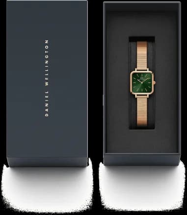 Montre Daniel Wellington DW00100519 femme détail bracelet acier