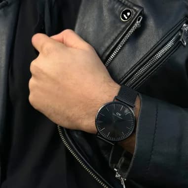 Montre Daniel Wellington DW00100632 unisexe détail bracelet acier