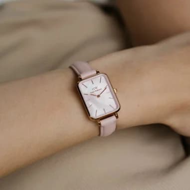 Montre Daniel Wellington DW00100636 femme détail bracelet cuir