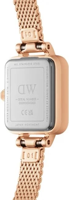 Montre Daniel Wellington DW00100647 femme détail cadran noir