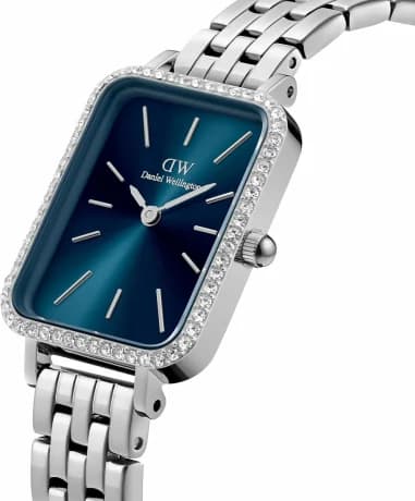 Montre Daniel Wellington DW00100670 en Acier Argenté avec Cadran Bleu Arctique vue 2