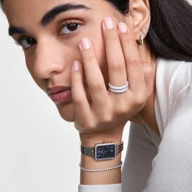 Montre Daniel Wellington DW00100670 en Acier Argenté avec Cadran Bleu Arctique vue 4