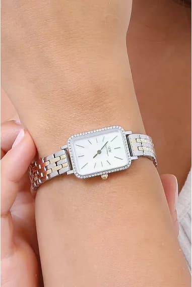 Montre Daniel Wellington DW00100671 femme verso boîtier argent