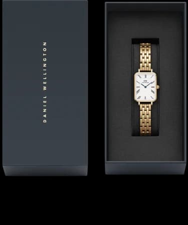 Montre Daniel Wellington DW00100688 femme détail cadran blanc