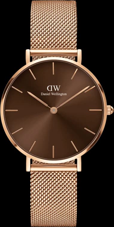 Watch Daniel Wellington Petite Amber DW00100477 steel rose gold 32mm