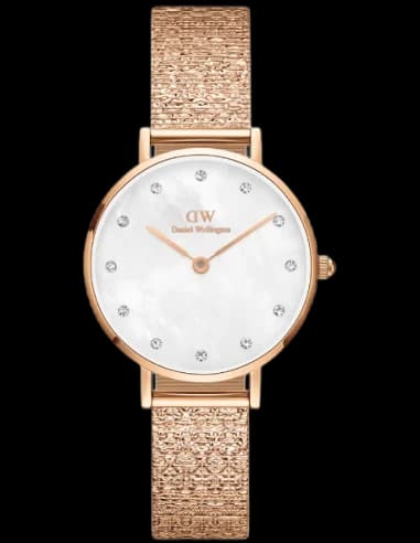Montre Daniel Wellington Petite Lumine Pressed Piano DW00100590 cadran nacre