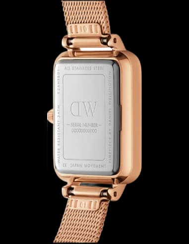 Montre Daniel Wellington DW00100484 femme détail cadran rose