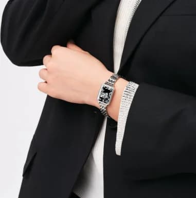 Montre Daniel Wellington DW00100691 femme détail bracelet acier