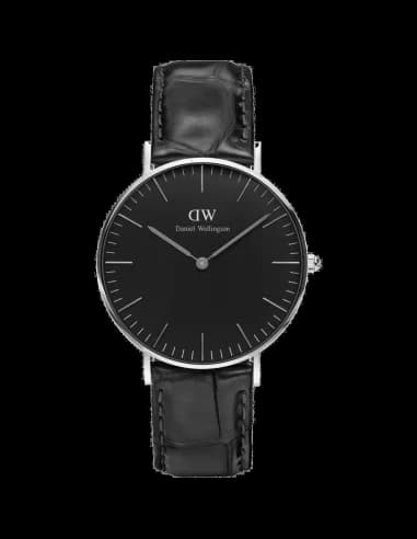 Montre Femme Daniel Wellington Classic Black Reading Silver DW00100147