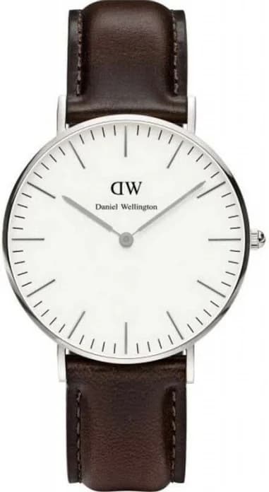 Montre Femme Daniel Wellington Classic DW00100183 bracelet cuir marron