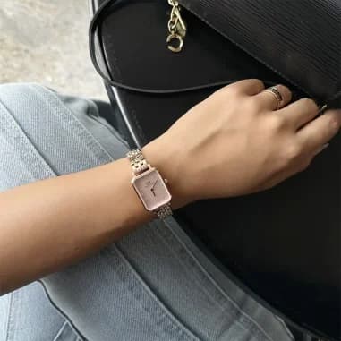 Montre Daniel Wellington DW00100621 femme verso boîtier or rose