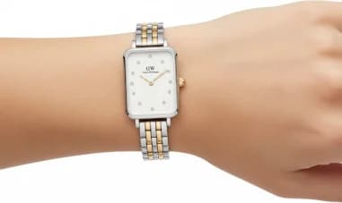 Montre Daniel Wellington DW00100625 femme verso boîtier argent