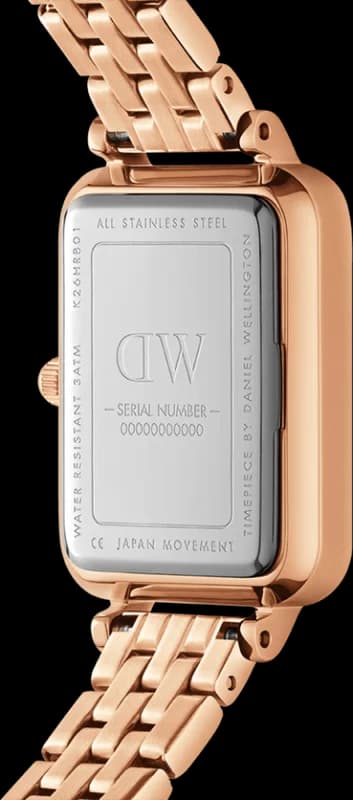 Montre Daniel Wellington DW00100659 femme détail cadran vert