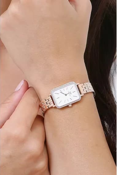 Montre Daniel Wellington DW00100672 femme verso boîtier or rose