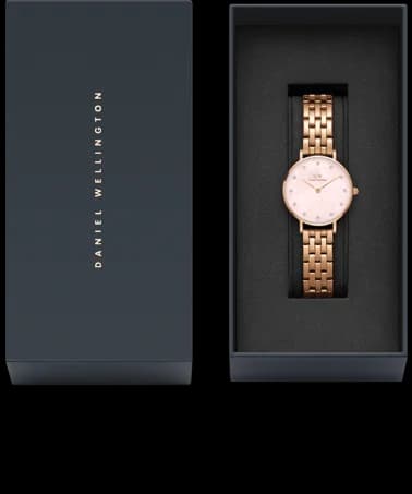 Montre Daniel Wellington DW00100617 femme verso boîtier or rose