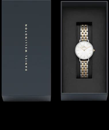 Montre Daniel Wellington DW00100665 femme verso boîtier argent