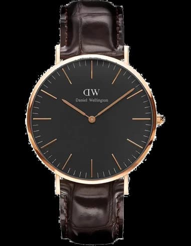 Montre Homme Daniel Wellington Classic Black York Rose Gold DW00100128