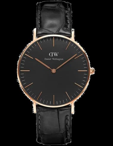 Montre Homme Daniel Wellington Classic Black DW00100129 Noir
