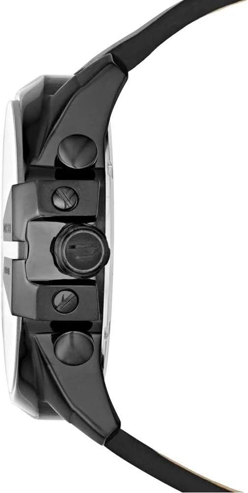 Diesel DZ4401 vue de côté, bracelet cuir