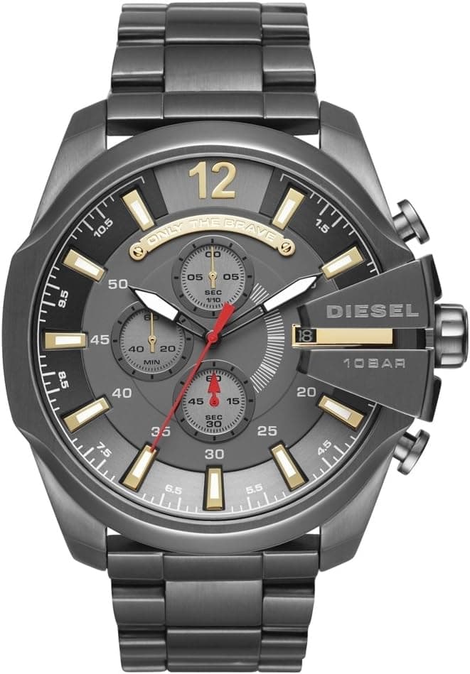 Montre Diesel DZ4421 homme cadran gris bracelet acier